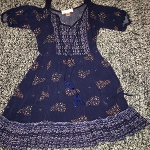 blue summer dress
